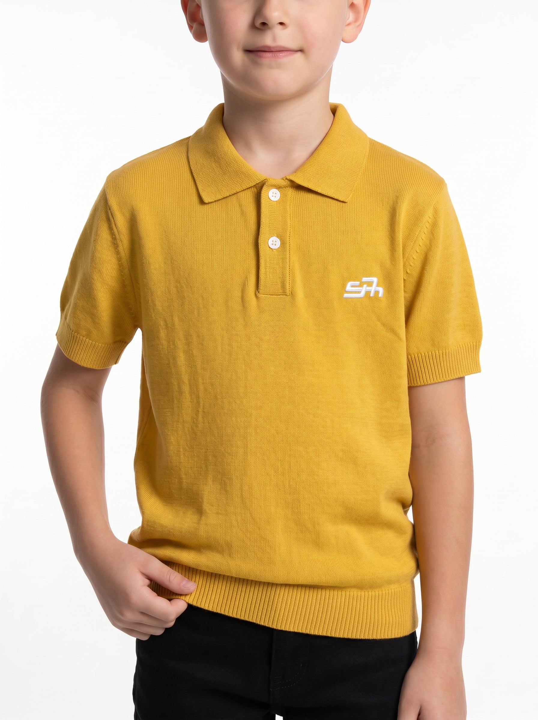 Logo Graphic Polo Knit Regular Fit - seven kids