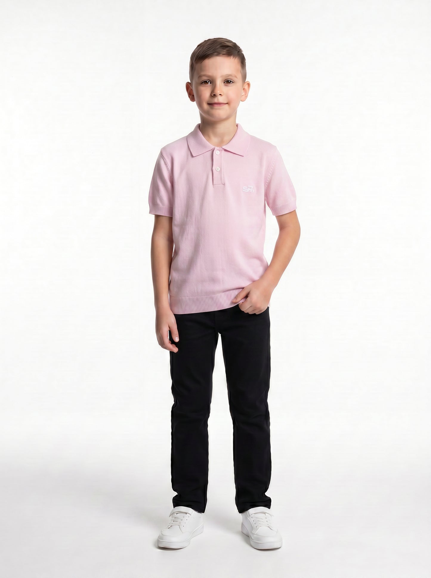 Logo Graphic Polo Knit Regular Fit - seven kids