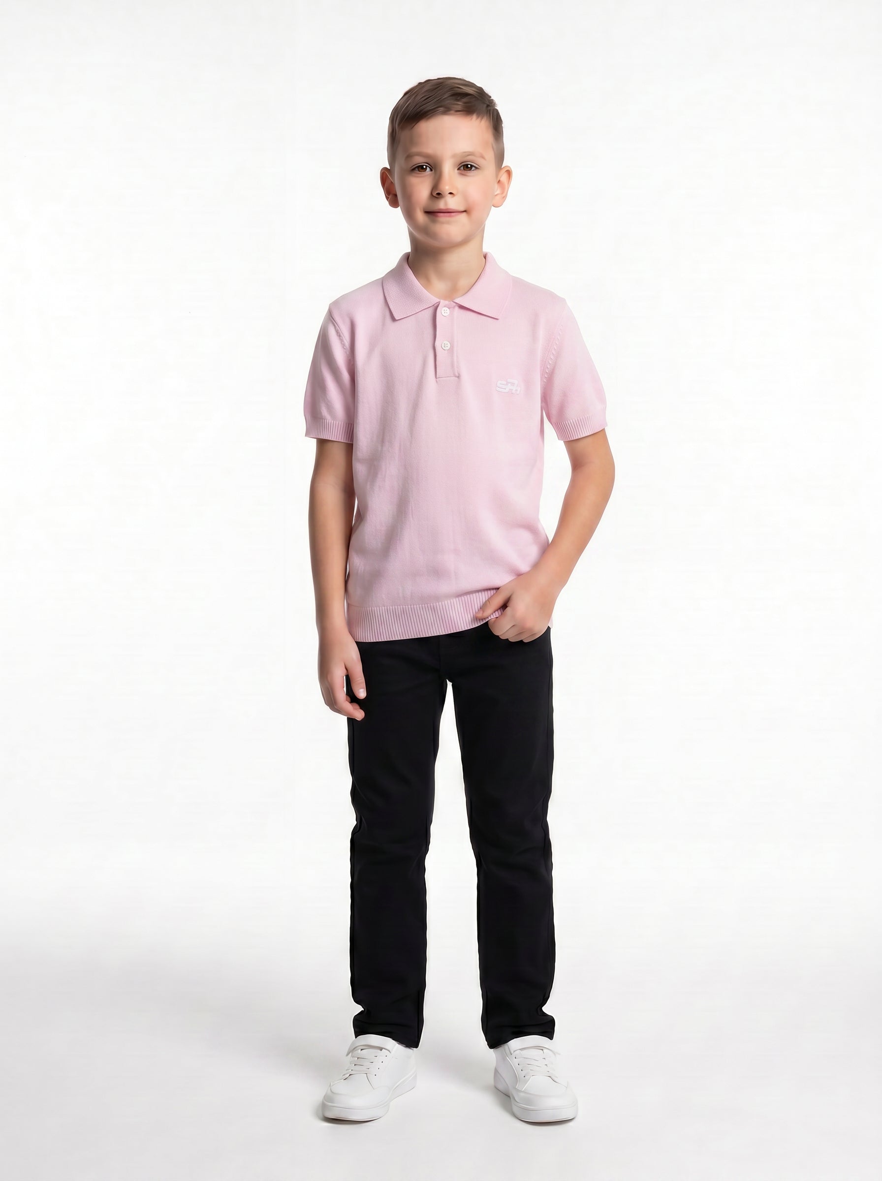 Logo Graphic Polo Knit Regular Fit - seven kids