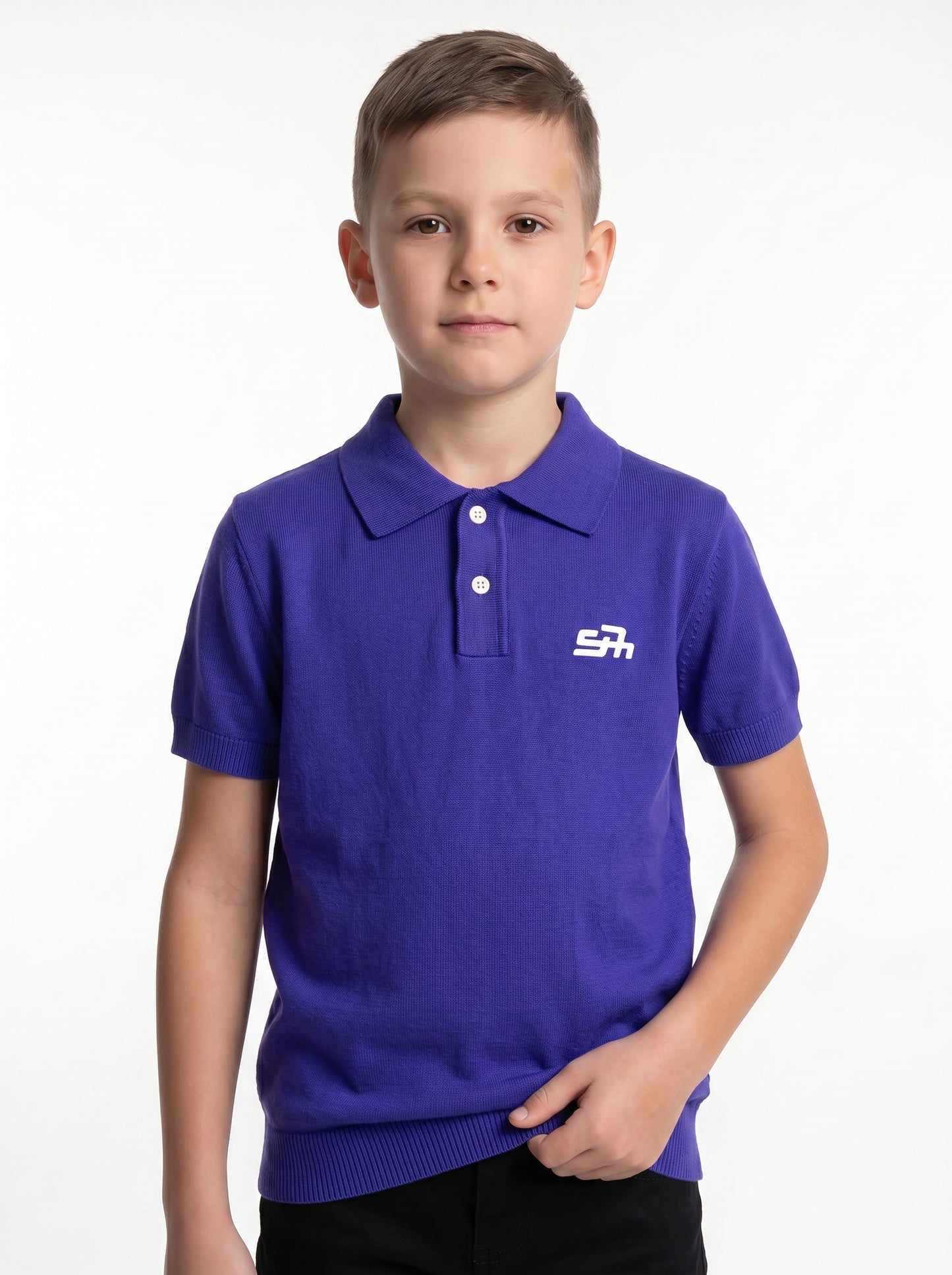 Logo Graphic Polo Knit Regular Fit - seven kids