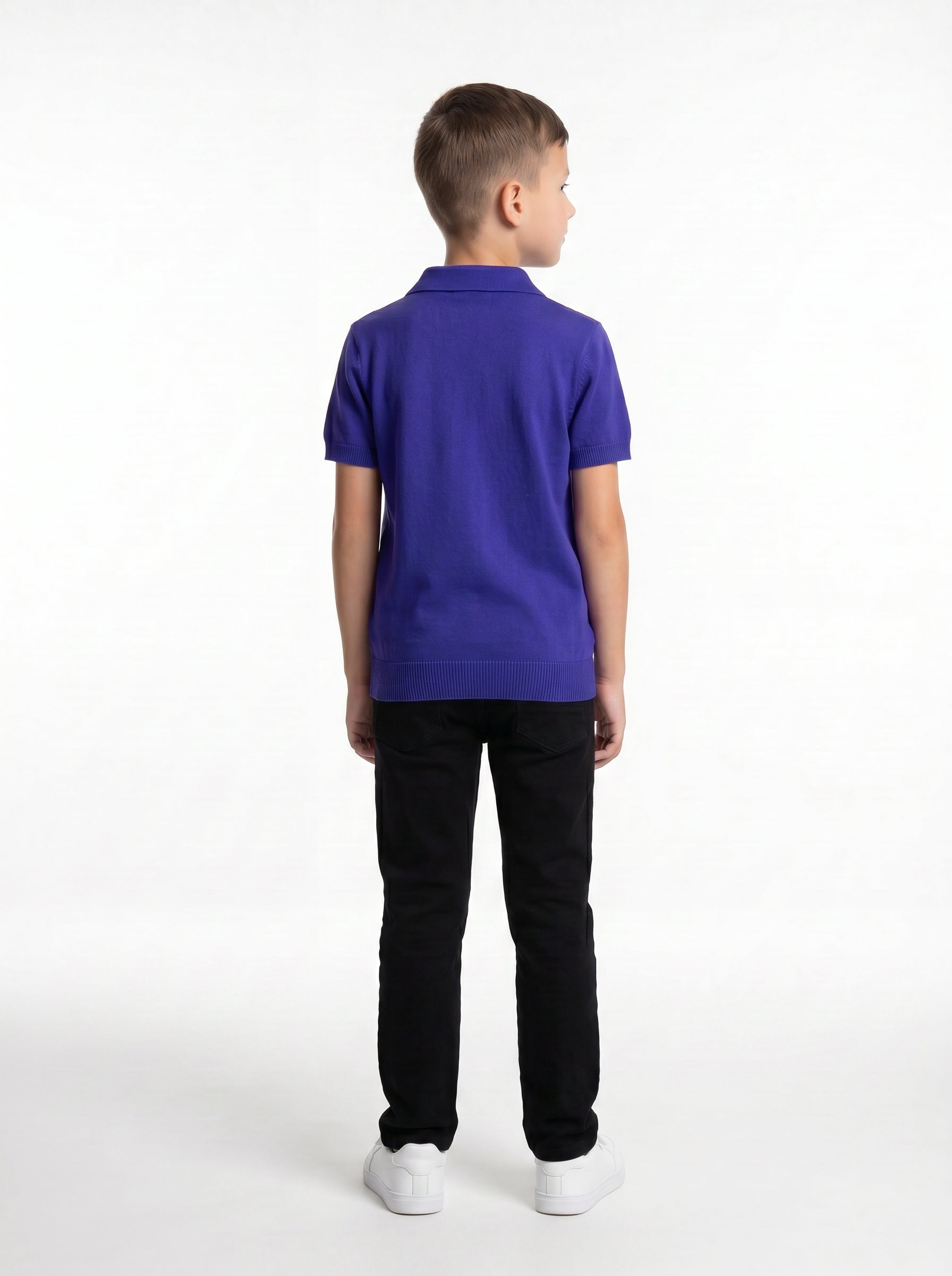 Logo Graphic Polo Knit Regular Fit - seven kids
