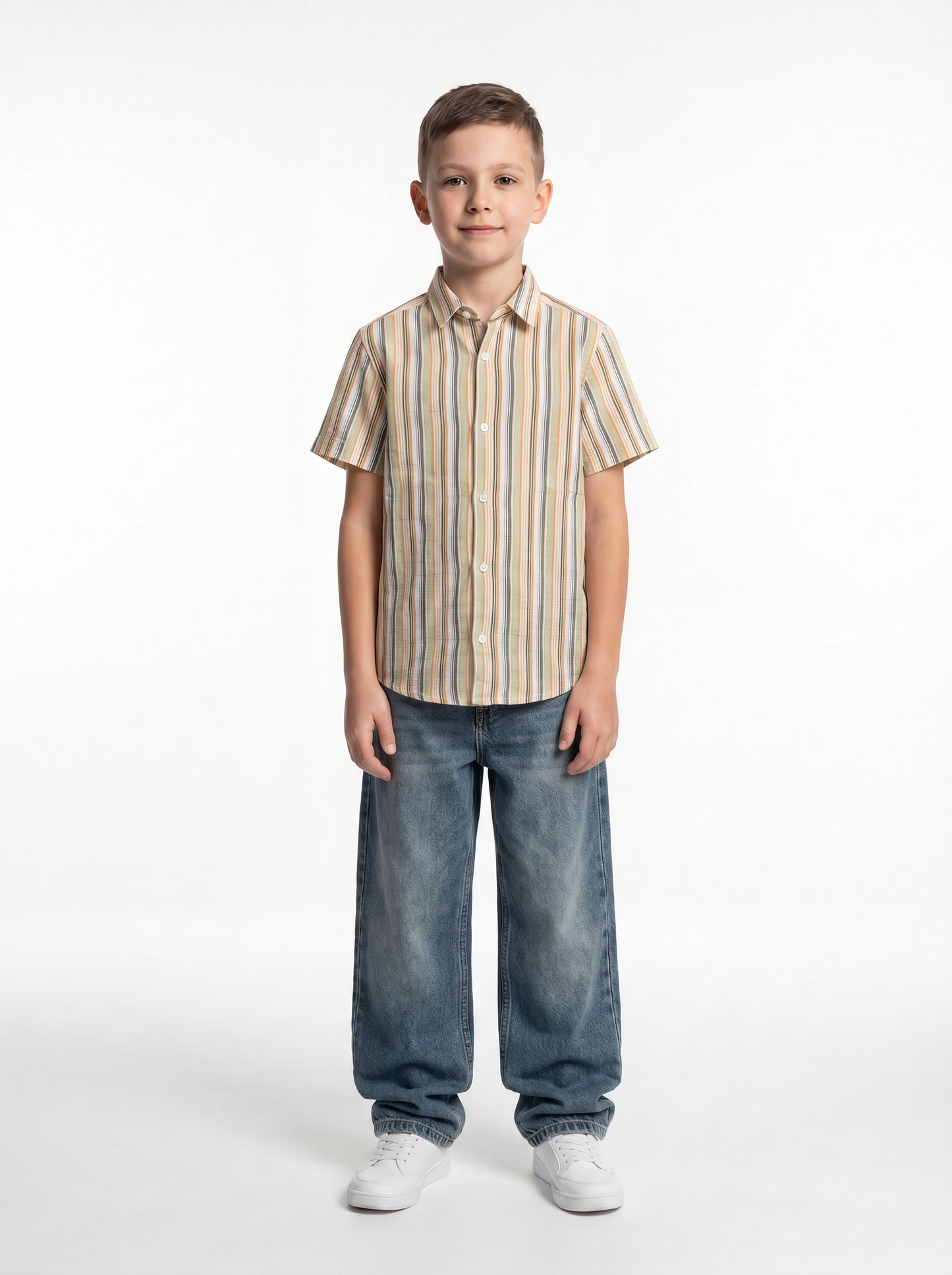 Printed Shirt Cotton Regular Fit - seven kids
