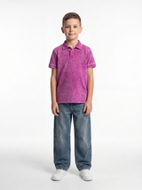 Washed Polo Shirt Knit Regular Fit - seven kids
