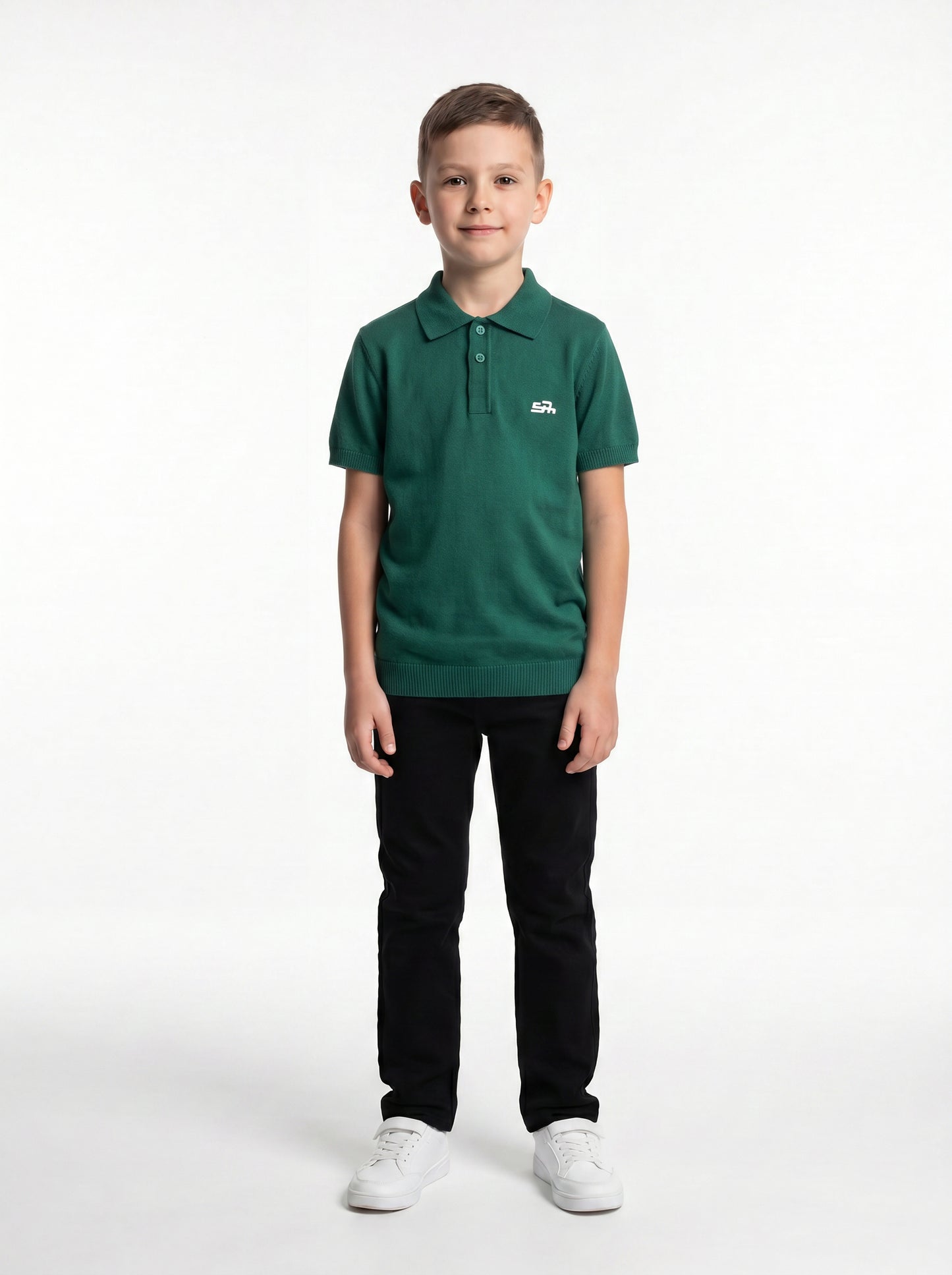 Logo Graphic Polo Knit Regular Fit - seven kids