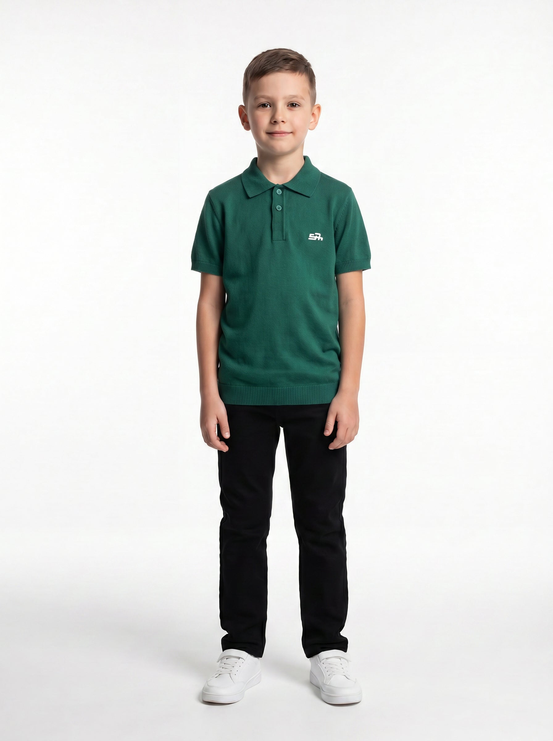 Logo Graphic Polo Knit Regular Fit - seven kids