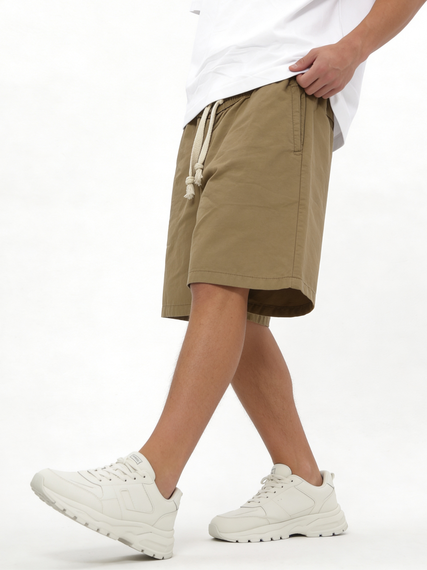 Relaxed Wide-Leg Cotton Twill Shorts - jex